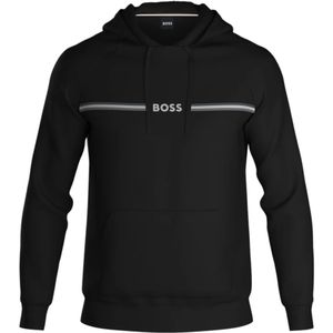 Hugo, Heren, Sweatshirts & Hoodies, Zwart, Maat: L Katoen,