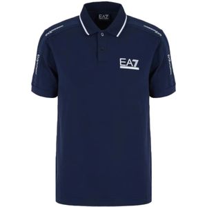 Emporio Armani Ea7, Heren, Tops, Blauw, Maat: XS