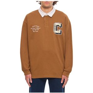 Carhartt Wip, Heren, Sweatshirts & Hoodies, Bruin, Maat: M Katoen,