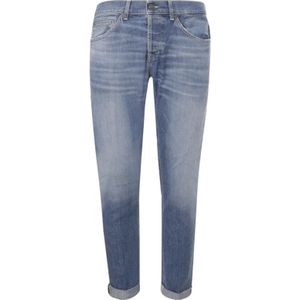 Dondup, Heren, Jeans, Blauw, Maat: W34 Katoen,