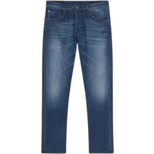 Dondup, Heren, Jeans, Blauw, Maat: W32 Denim,
