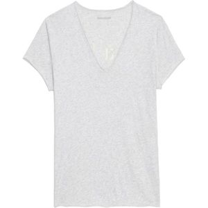 Zadig & Voltaire, Dames, Tops, Wit, Maat: M Katoen,