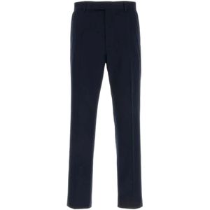 Gucci, Heren, Broeken, Blauw, Maat: XL Katoen,