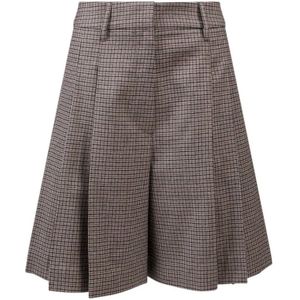 Brunello Cucinelli, Dames, Korte broeken, Bruin, Maat: M