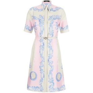 Versace, Dames, Jurken, Veelkleurig, Maat: S