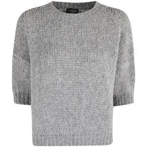 Roberto Collina, Dames, Truien, Grijs, Maat: XS