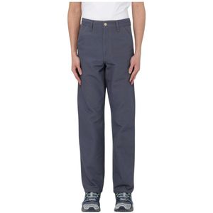 Carhartt Wip, Heren, Broeken, Grijs, Maat: W29 Katoen,