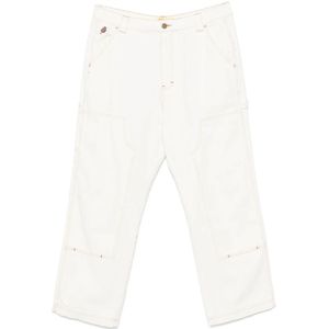 Icecream - Katoenen Canvas Straight Broek - Ecru - Voor Heren