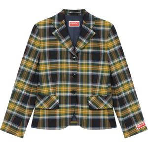 Kenzo, Dames, Jassen, Groen, Maat: M Viscose,