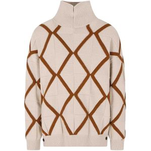 Emporio Armani, Heren, Truien, Beige, Maat: L Wol,