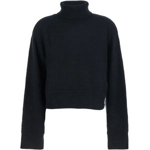 Michael Kors, Dames, Truien, Zwart, Maat: S Wol,