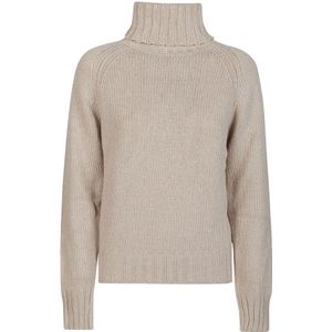 Aragona, Dames, Truien, Beige, Maat: S Kasjmier,