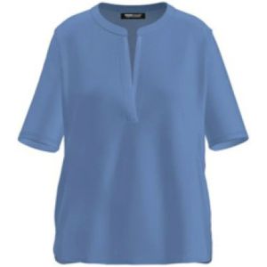 Frank Walder, Dames, Blouses & Shirts, Blauw, Maat: 3XL