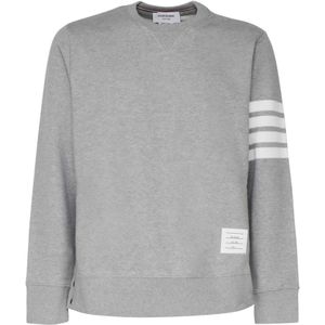 Thom Browne, Heren, Sweatshirts & Hoodies, Grijs, Maat: XL Katoen,