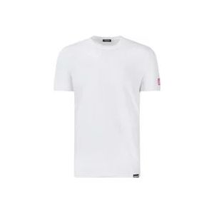 Dsquared2 Icon Color Ondergoed T-Shirt , White , Heren , Maat: S