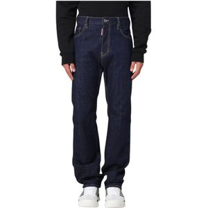 Dsquared2, Heren, Jeans, Blauw, Maat: S Katoen,