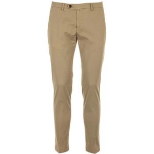 Briglia, Heren, Broeken, Beige, Maat: S Katoen,