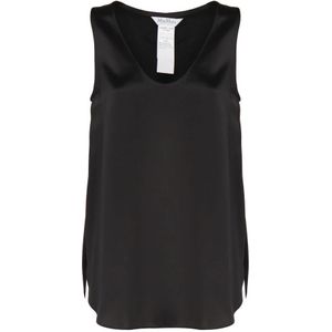 Max Mara, Dames, Tops, Zwart, Maat: 2XS