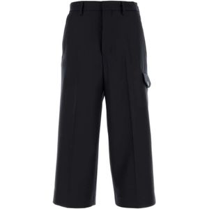 Ami Paris, Heren, Broeken, Blauw, Maat: W38 Wol,