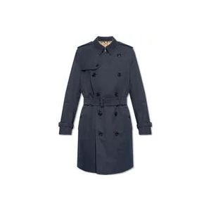 Burberry Kensington Mid trenchcoat , Blue , Heren , Maat: L