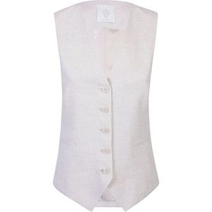 Eleventy, Dames, Jassen, Beige, Maat: S Linnen,