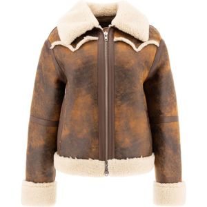 Stand Studio, Dames, Jassen, Bruin, Maat: XS Poliester,