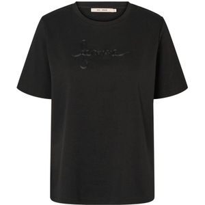 RUE de Femme, Dames, Tops, Zwart, Maat: XS Katoen,