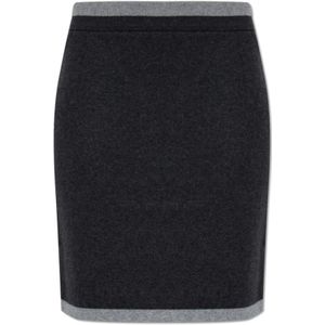 Rotate Birger Christensen, Dames, Rokken, Grijs, Maat: M Katoen,