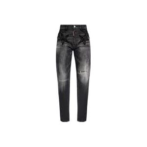 Dsquared2 642 jeans , Gray , Dames , Maat: XS