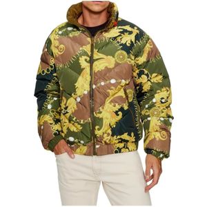 Versace Jeans Couture, Heren, Jassen, Veelkleurig, Maat: XL Poliester,