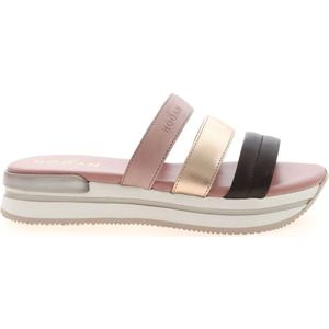 Hogan, Dames, Schoenen, Roze, Maat: 36 EU Leer,