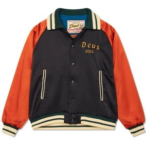 Deus Ex Machina, Heren, Jassen, Veelkleurig, Maat: XL Satijn,