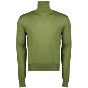 Saint Laurent, Heren, Truien, Groen, Maat: M Wol,