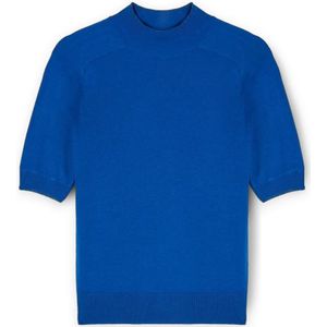 Motivi, Dames, Truien, Blauw, Maat: XS Zijde,