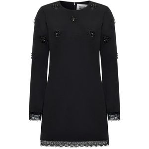 Silvian Heach, Dames, Jurken, Zwart, Maat: XS Poliester,