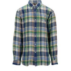 Ralph Lauren, Heren, Overhemden, Veelkleurig, Maat: 2XL Linnen,