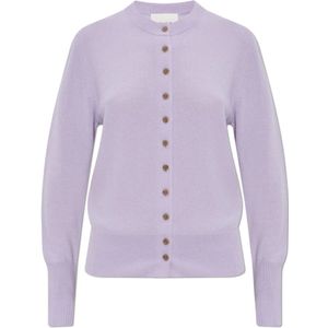 Lisa Yang, Dames, Truien, Paars, Maat: S Leer,