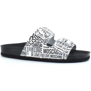 Love Moschino, Dames, Schoenen, Zwart, Maat: 36 EU Leer,