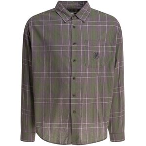Thisisneverthat®, Heren, Overhemden, Groen, Maat: M Katoen,
