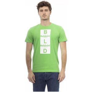 Baldinini, Heren, Tops, Groen, Maat: 2XL Katoen,
