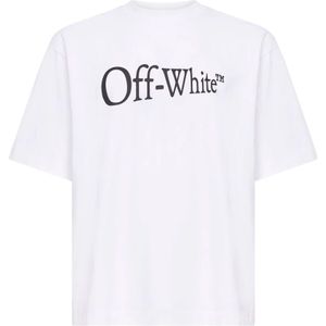 Off White, Heren, Tops, Wit, Maat: XL
