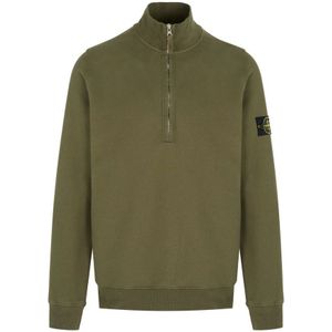 Stone Island, Heren, Sweatshirts & Hoodies, Groen, Maat: XL