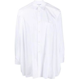 Comme des Garçons, Heren, Overhemden, Wit, Maat: XS Katoen,