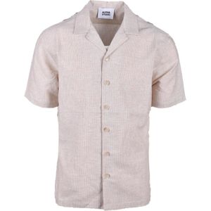 Alpha Studio, Heren, Overhemden, Beige, Maat: L Katoen,