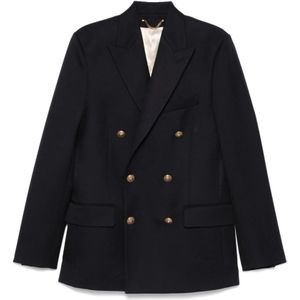 Golden Goose, Heren, Jassen, Blauw, Maat: S