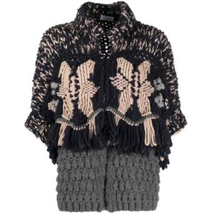 Brunello Cucinelli, Dames, Truien, Grijs, Maat: XS Kasjmier,