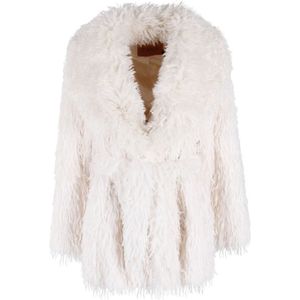 Jakke, Dames, Jassen, Wit, Maat: S