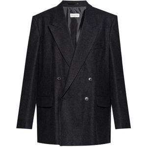 Dries Van Noten, Heren, Jassen, Grijs, Maat: XL Wol,