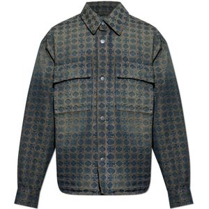 Amiri, Heren, Jassen, Blauw, Maat: XL Katoen,