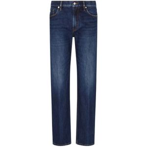 Emporio Armani, Heren, Jeans, Blauw, Maat: W32 Katoen,